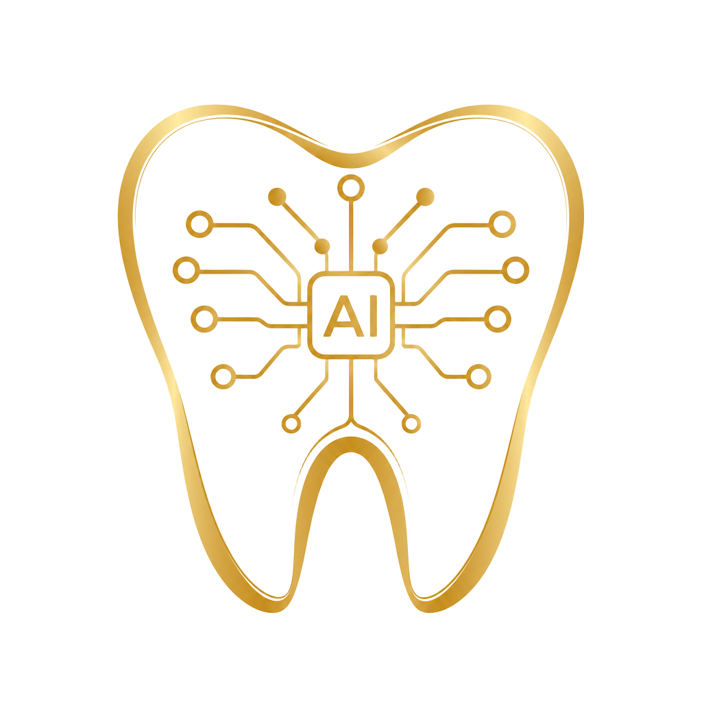 Dentintelligent — logo diente con circuitos de IA